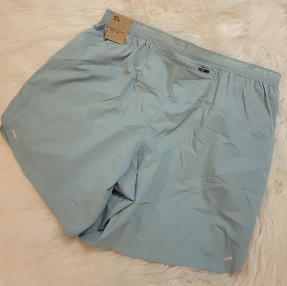Nike Stride men's 7" 2-in-1 Running Shorts - Mineral Green - Picture 10 of 13